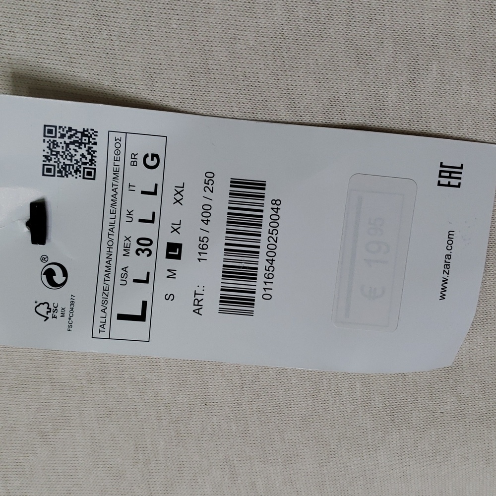 Zara Cream Tiered Midi Dress NWOT - Picture 5 of 6